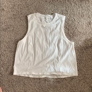 LULULEMON mesh crop tank